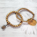 Genuine Premium White Sandalwood Mala & Bracelet Collection - Serenity & Style in Harmony! - Canaduo