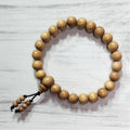 Genuine Premium White Sandalwood Mala & Bracelet Collection - Serenity & Style in Harmony! - Canaduo