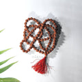 Rudraksha Mala - Authentic, Genuine, Certified 8mm, 108 Beads - Spiritual Beads Garland or Rosary - Canaduo
